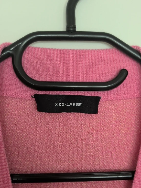 Pink Patterned With Yellow Cowgirls V-Neck Cardigan Sweater - Picture 2 of 6